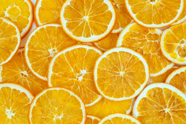 istock Dried orange isolated, on the white background 1128201844