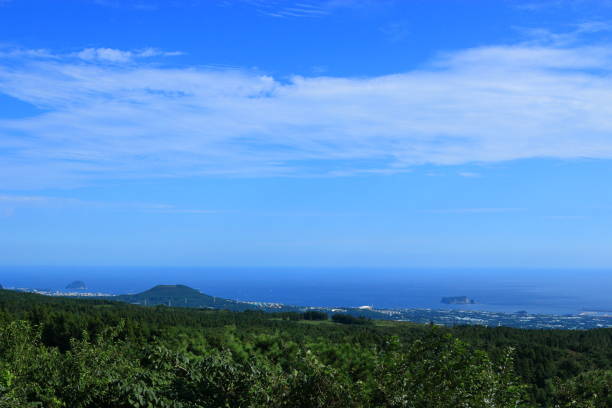 It is a view of Seogwipo, Jeju.