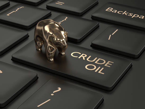 istock 3d render of keyboard with crude oil button 1128205772