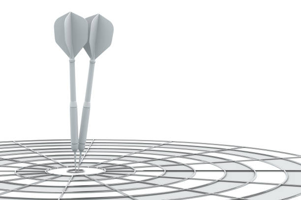 istock Dart in Bull's Eye 1128209438