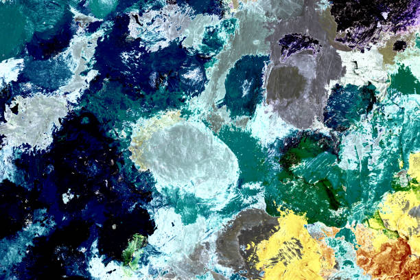 istock texture effect background of an artist palette 1128209525
