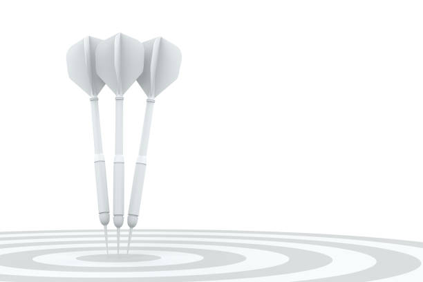 istock Dart in Bull's Eye 1128210783