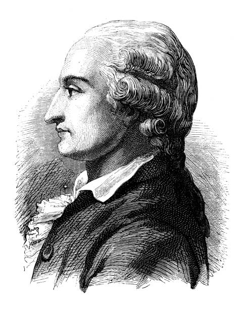 istock Antique illustration of scientist: Pilatre de Rozier 1128211723