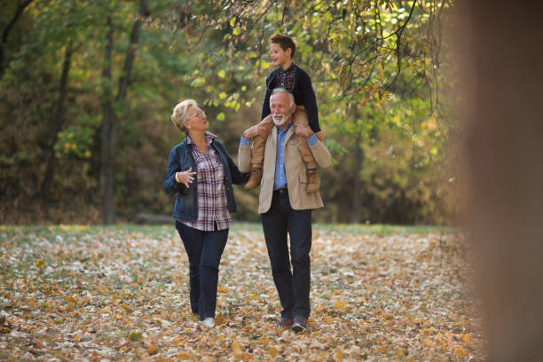istock Time with my grandparents in the park 1128211877