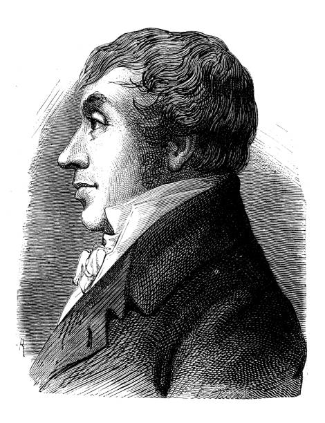 istock Antique illustration of scientist: Coutelle 1128213387