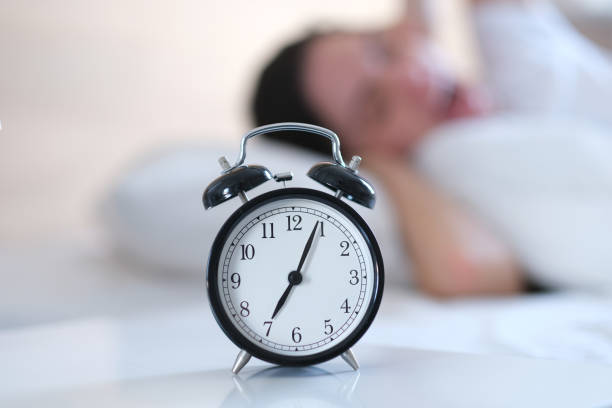istock Young woman is not ready to wake up. 1128214960