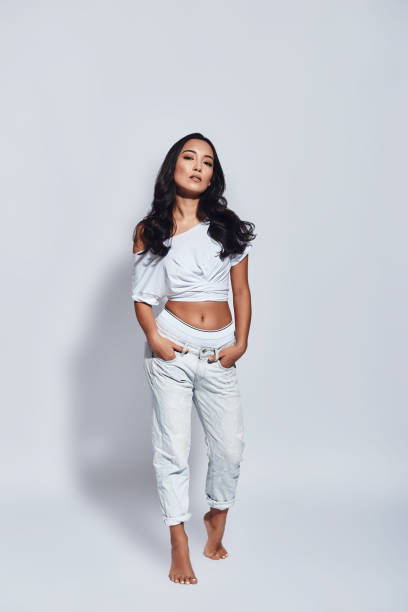 istock Girl with a great style. 1128216399