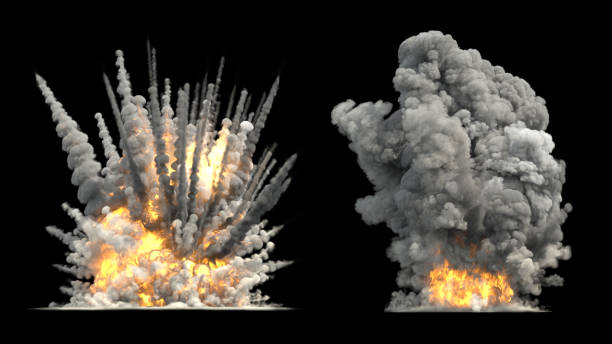 地面に爆発 - wave breaking ストックフォトと画像