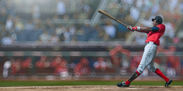 야구 선수 그냥 공을 야외 경기장에서 게임 하는 동안 - baseball player 뉴스 사진 이미지