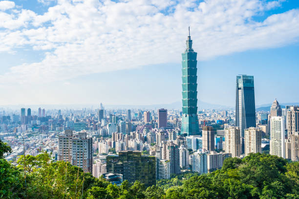 istock Modern Buildings In City Against Sky 1128221079
