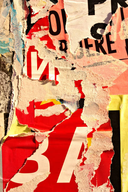 istock Old ripped torn paper crumpled creased posters grunge textures backdrop backgrounds placard 1128226564