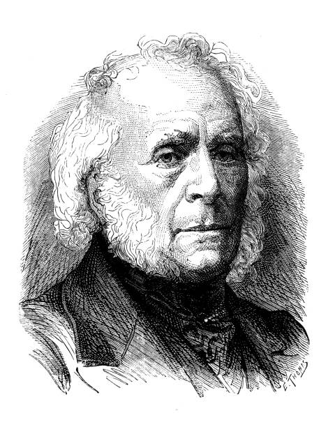 istock Antique illustration of scientist: David Brewster 1128238459