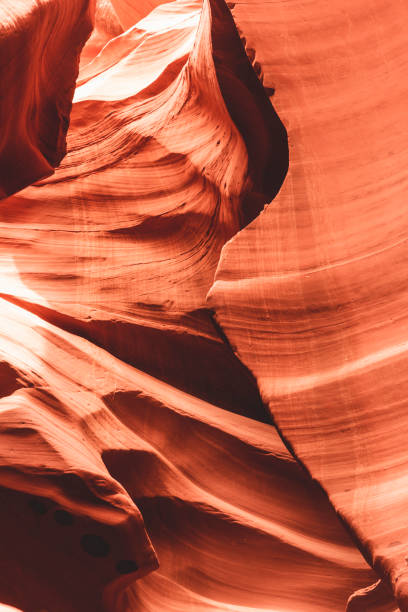 abstrakcyjny krajobraz kanionu antylopy - canyon heaven sunbeam arizona zdjęcia i obrazy z banku zdjęć