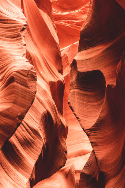 antelope canyon - canyon heaven sunbeam arizona fotografías e imágenes de stock