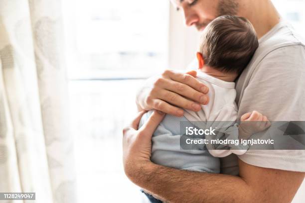 You Are My Biggest Achievment Stock Photo - Download Image Now - Baby - Human Age, Father, Newborn