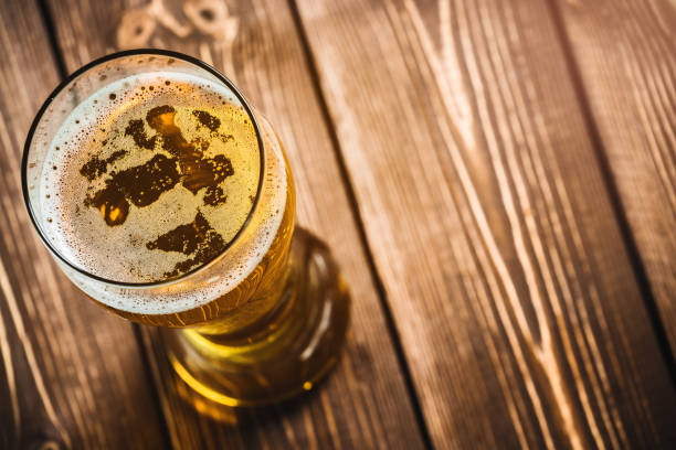 istock beer glass close up. 1128251581