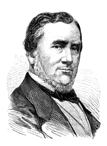 istock Antique illustration of scientist: Dupuy de Lome 1128259268