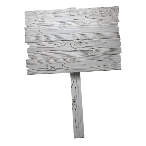 istock Wooden sign on white 1128259280