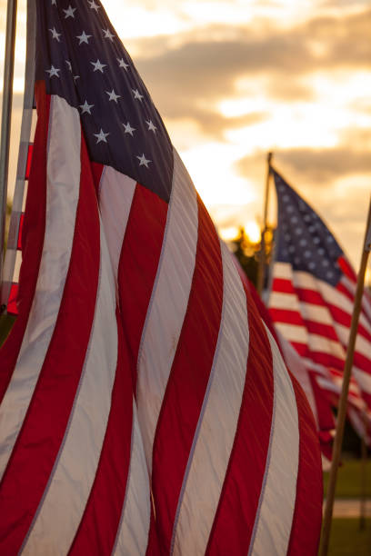 istock American Flags 1128262331