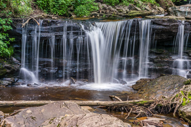 istock Ozone Waterfall in Ricketts Glen State Park 1128262807