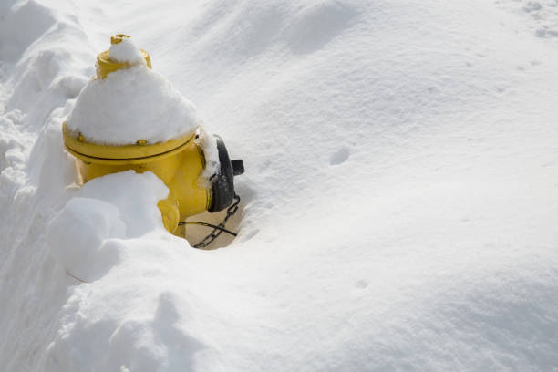 istock fire hydrant buried in the snow 1128262995