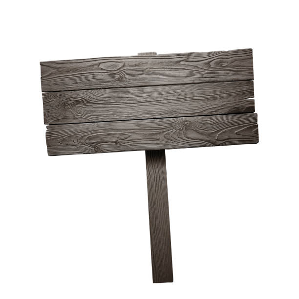 istock Wooden sign on white 1128264251
