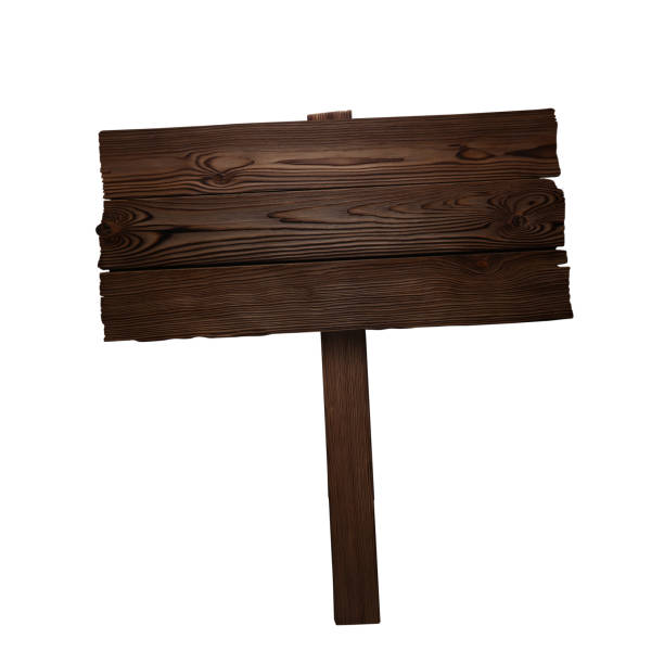 istock Wooden sign on white 1128264270