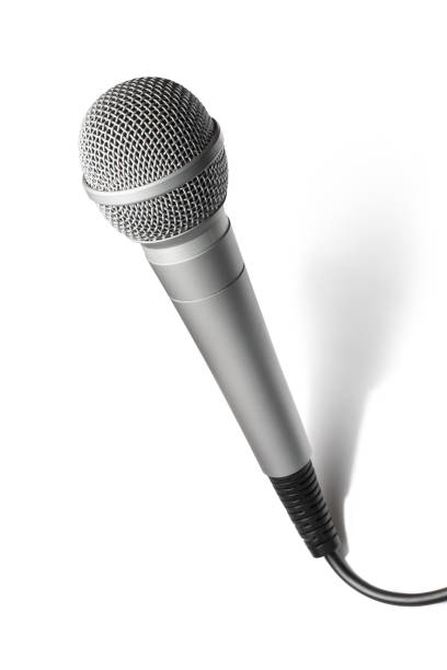 istock Microphone on white 1128264926