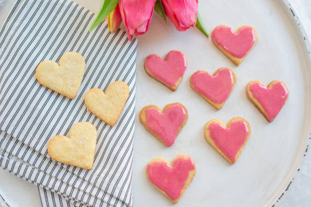 istock Heart Cookies 1128266655