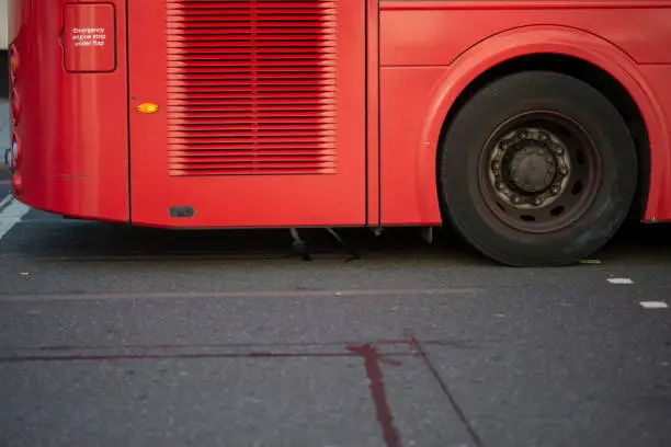 Photo of back of a bus