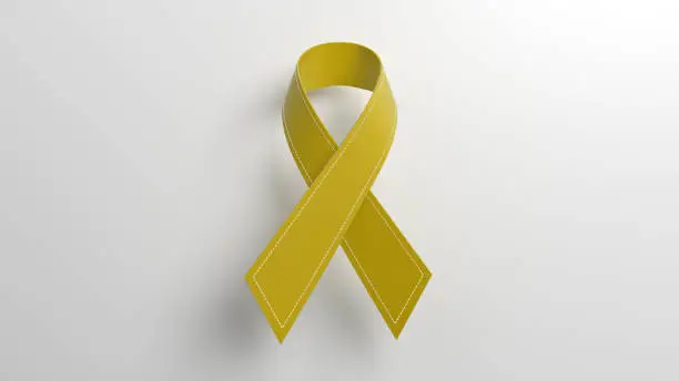 Photo of Yellow Awarenes Ribbon