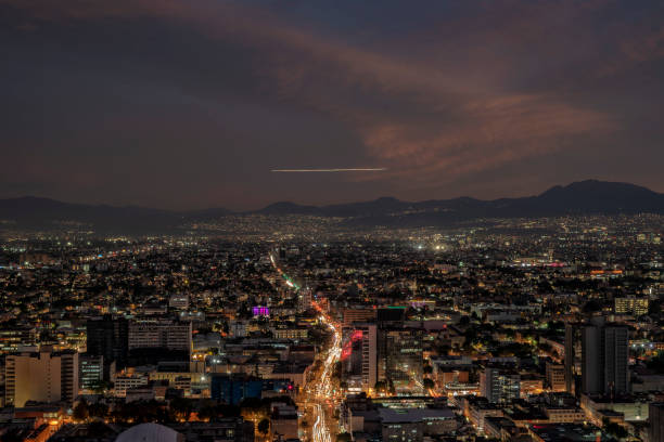 istock Mexico city aerial view panorama 1128275111
