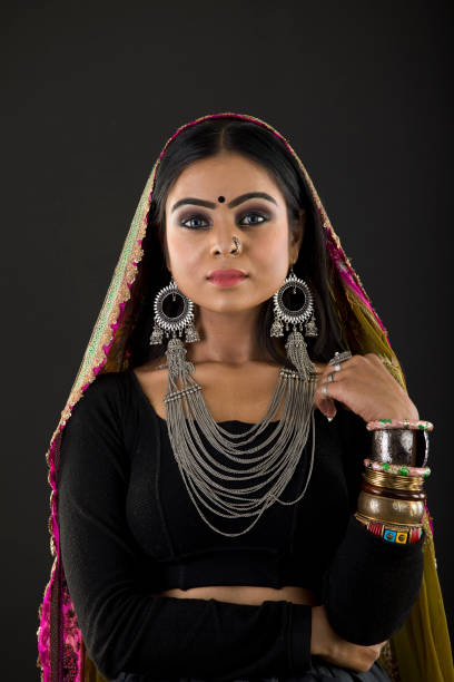 istock Beautiful Indian woman 1128278379