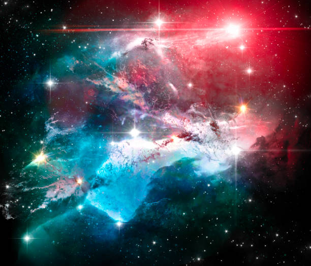 istock Space exploration, nebulae and stars. Interstellar agglomerates of dust, hydrogen and plasma. Galaxies. Space missions 1128278849