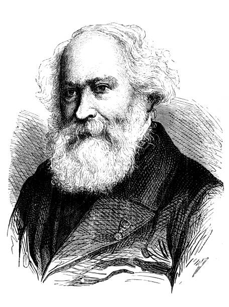 istock Antique illustration of scientist: Jobard 1128283157