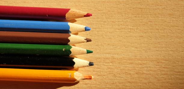 istock Colour pencils. Multicolored pencils. Wooden pencils. 1128284769