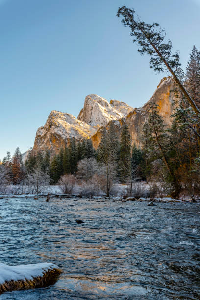istock Yosemite National Park in winter after snow storm 1128286964