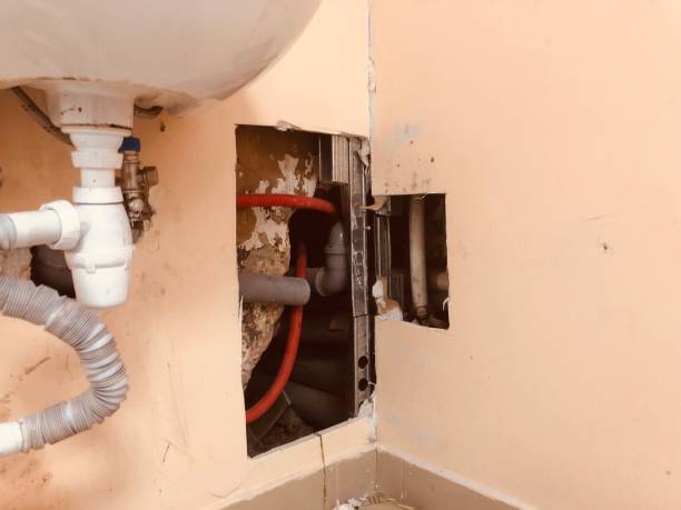istock Pipes tubes and plumber work 1128296999