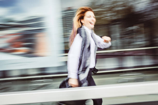 istock Businesswoman Walking to Work 1128297799