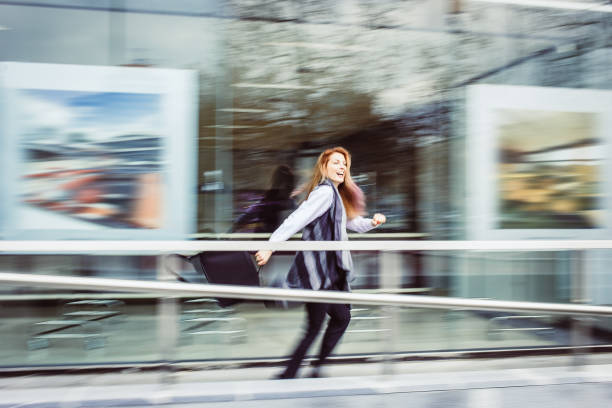 istock Businesswoman Walking to Work 1128297809