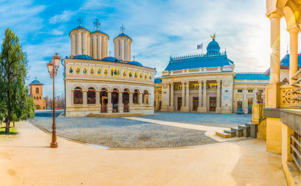 cattedrale patriarcale ortodossa di bucarest - patriarchy foto e immagini stock