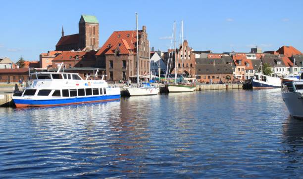 istock Old port in Wismar 1128304871