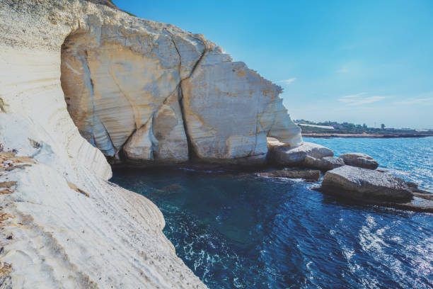 istock White rocks. Rosh HaNikra coastline, Israel 1128306802