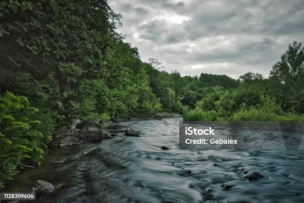 Shawinigan River Stock Photo - Download Image Now - 2014, Beauty, Canada