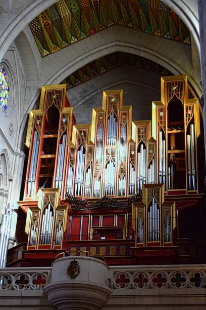 istock Organ of the Almudena Cathedral 1128309658