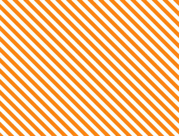 Vector illustration of Vector EPS8 Diagonal Striped Background in Orange