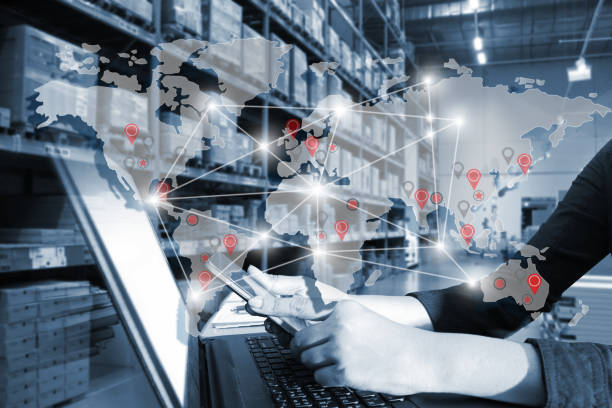 istock import-export, logistic, shipping business management 1128325333