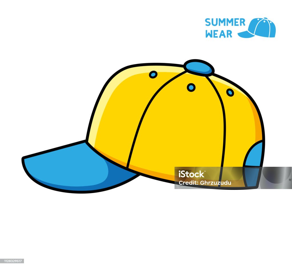 Baseball Cap Icon Flat Style Design Stock Illustration - Download Image Now  - Baseball Cap, Icon, Cap - Hat - iStock