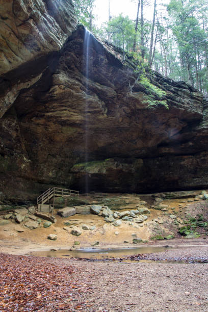 istock Ash Cave In Hocking Hills Ohio In Vertical Orientation 1128340460