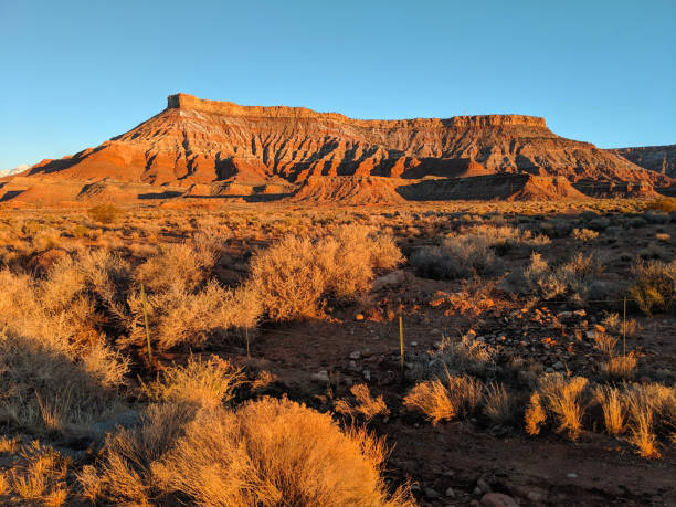 istock Sunrise glow on Hurricane Mesa near Virgin Utah 1128342731